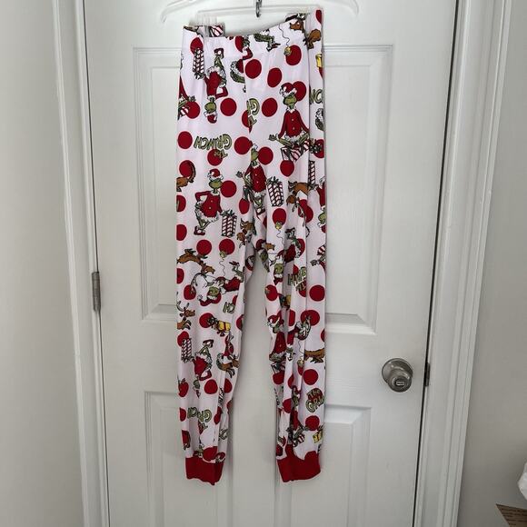 Dr Seuss The Grinch pajamas Don’t Be A Grinch Mens xl Holiday Family Set - Picture 6 of 6